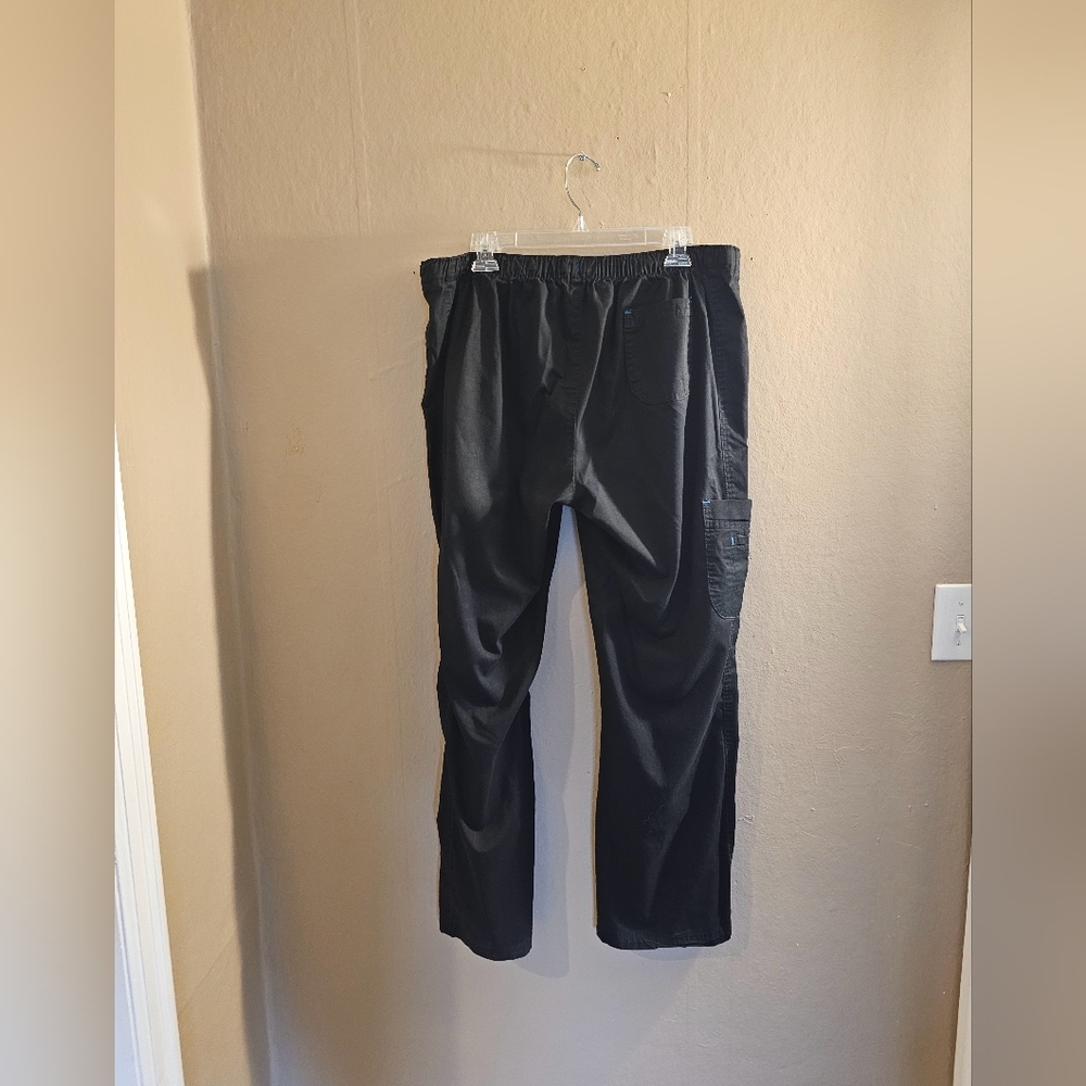 Womens Black Scrub Pants - Picture 2 of 5